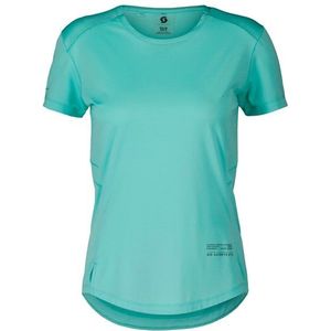 dames scott endurance tech jersey met korte mouwen blauw