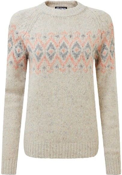 Sherpa Womens Dumji Crew Sweater Merinotrui (Dames |beige)