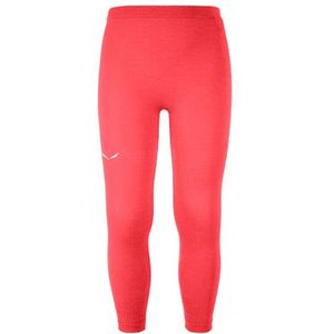 Salewa Kids Zebru Medium Warm AMR Tight Merino-ondergoed (Kinderen |rood)