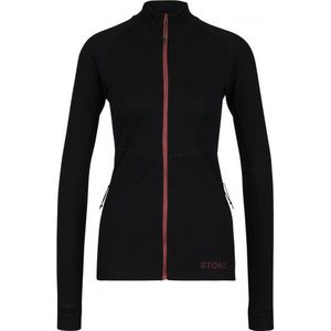 Stoic Womens Merino260 StadjanSt Jacket Merinovest (Dames |zwart)