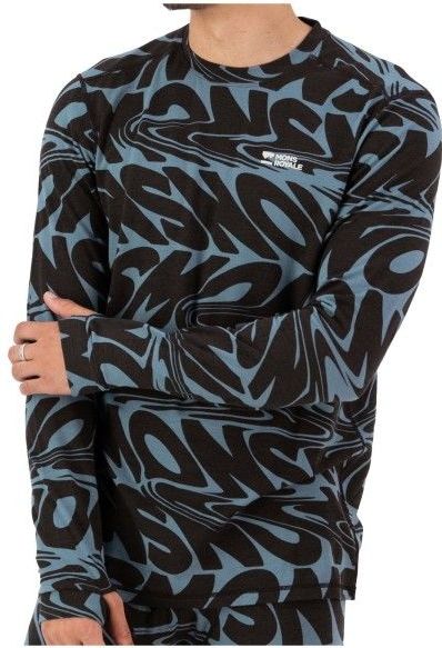 Mons Royale - Cascade Merino Base Layer L/S - Merino-ondergoed - Zwart