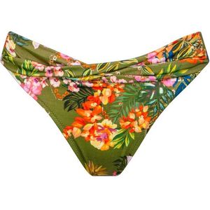 Watercult Womens Sunset Florals Bikini Bottoms 640 Bikinibroekje (Dames |olijfgroen)