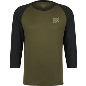 Stoic Hemp15 LofsdalenSt II 3/4 Sportshirt (Heren |olijfgroen)