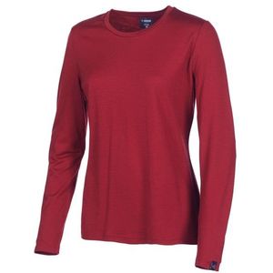 Ivanhoe of Sweden Womens Underwool Merino L/S Merinoshirt (Dames |rood)