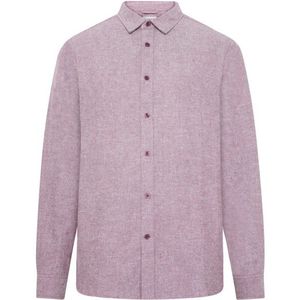 KnowledgeCotton Apparel - Regular Fit Heavy Twill Flannel - Overhemd - Purper