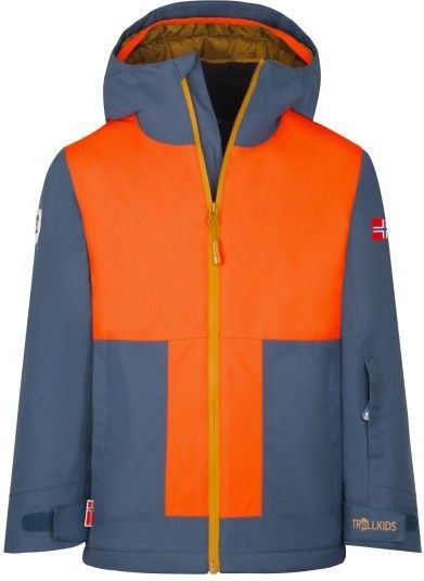 Trollkids - Rauland - Ski Jas - Waterdicht - Met Sneeuwrok en Verstelbare Capuchon