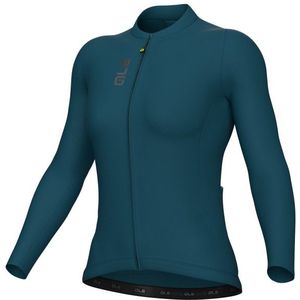 Alé Womens Pragma Color Block L/S Jersey Fietsshirt (Dames |blauw)
