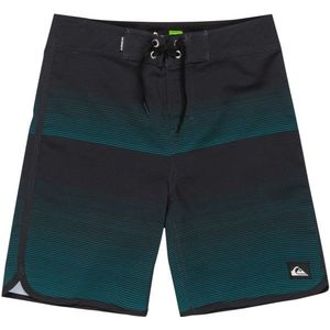 Quiksilver Kids Surfsilk Scallop 17 Boardshort (Kinderen |zwart/blauw)