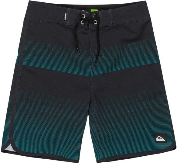 Quiksilver Kids Surfsilk Scallop 17 Boardshort (Kinderen |zwart/blauw)