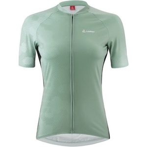 Löffler Womens Bike Jersey Full-Zip Classy Hotbond Fietsshirt (Dames |groen/turkoois)