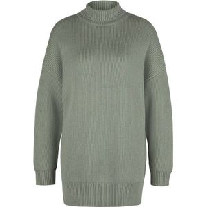 Stoic Womens Heavy MerinoKnit MMXXRutvik Turtle Neck Merinotrui (Dames |olijfgroen)