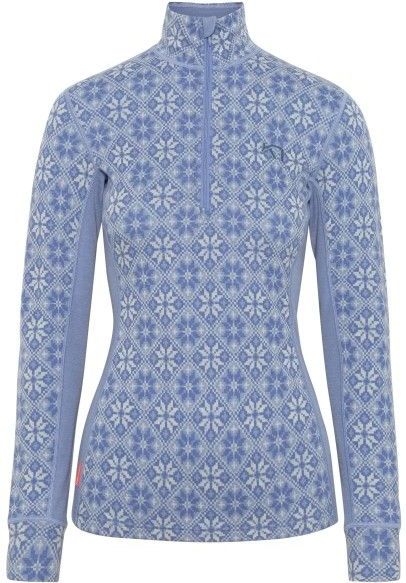 Kari Traa Womens Rose Half-Zip Merino-ondergoed (Dames |grijs/purper)