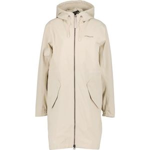 Didriksons Womens Marta Parka 3 Lange jas (Dames |beige |waterdicht)