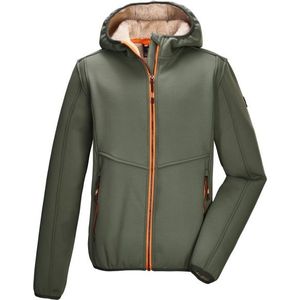 killtec Boys KOW 240 Fleece Jacket Fleecevest (Kinderen |olijfgroen)