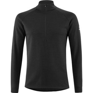 Löffler - Midlayer Transtex Merino - Merinolongsleeve - Zwart
