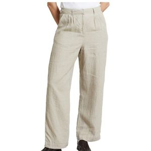DEDICATED Womens Pants Vickleby Linen Vrijetijdsbroek (Dames |beige)