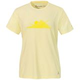 Schöffel - CIRC T Shirt - Geel - Functioneel Shirt - Korte Mouwen
