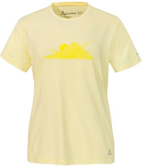 Schöffel - CIRC T Shirt - Geel - Functioneel Shirt - Korte Mouwen