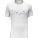 Salewa Pure Eagle Frame Dry T-Shirt Sportshirt (Heren |wit)