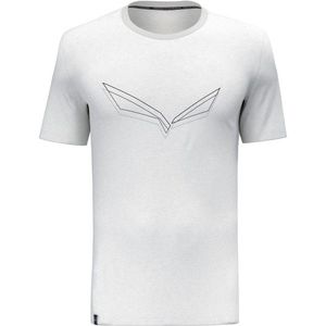 Salewa Pure Eagle Frame Dry T-Shirt Sportshirt (Heren |wit)