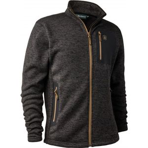 Deerhunter Sarek Knitted Jacket Fleecevest (Heren |zwart)