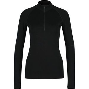 Icebreaker - 300 MerinoFine Polar L/S Half Zip - Merino-ondergoed - Zwart