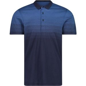 CMP Polo Jacquard Jersey Poloshirt (Heren |blauw)