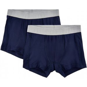 Minymo Kids Boxers 2-Pack Bamboo Onderbroek (Kinderen |blauw)