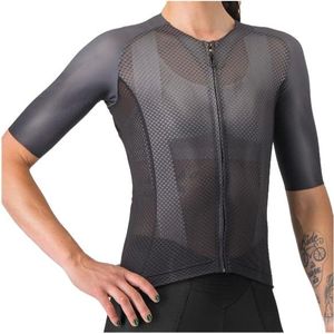 Castelli Womens Climbers A/C Jersey Fietsshirt (Dames |grijs |waterdicht)