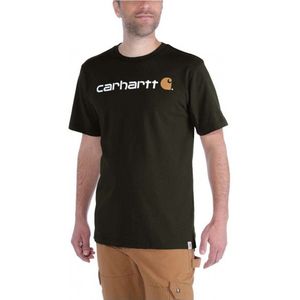 Carhartt Core Logo S/S T-shirt (Heren |zwart)