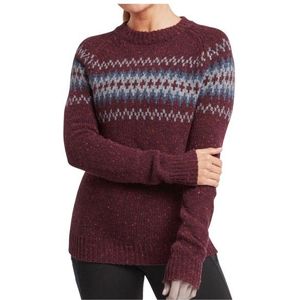 Sherpa Womens Dumji Crew Sweater Merinotrui (Dames |rood)