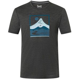 supernatural Trace Hill Tee Merinoshirt (Heren |grijs)