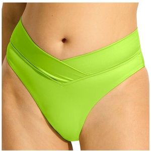 Seafolly Womens Soleil V Front High Cut Pant Bikinibroekje (Dames |groen)