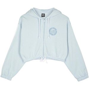 Santa Cruz Womens Check Outline Ringed Dot Zip Trainingsjack (Dames |grijs)