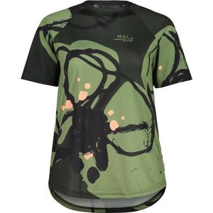 Maloja Womens MijanèsM Multi 1/2 Fietsshirt (Dames |olijfgroen)