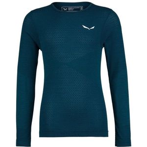 Salewa - Zebru Med Warm Amr - T-shirt Met Lange Mouwen - Merinowol