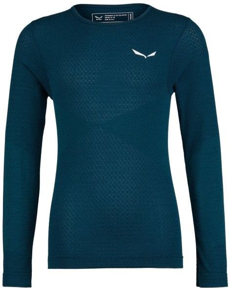 Salewa - Zebru Med Warm Amr - T-shirt Met Lange Mouwen - Merinowol