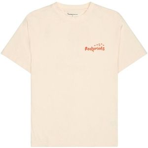 KnowledgeCotton Apparel Womens Print T-Shirt T-shirt (Dames |wit)