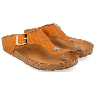 Haflinger Womens Bio Memphis Sandalen (Dames |bruin/oranje)