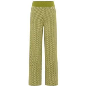 Tranquillo Womens Gestrickte Hose im Retro-Look Vrijetijdsbroek (Dames |olijfgroen)