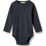 WHEAT - Rib Body L/S Spencer - Ondergoed - Blauw