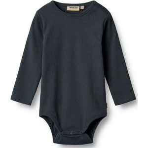 WHEAT - Rib Body L/S Spencer - Ondergoed - Blauw