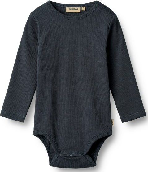 WHEAT - Rib Body L/S Spencer - Ondergoed - Blauw
