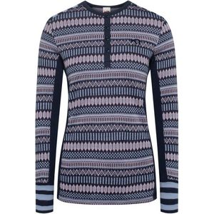 Kari Traa Womens Åkle L/S Merino-ondergoed (Dames |blauw/grijs)