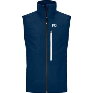 Ortovox Punta Berrino Vest Softshellbodywarmer (Heren |blauw)