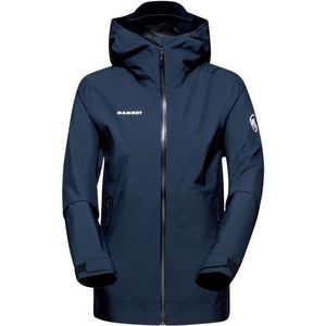 Mammut Womens Alto Light Hardshell Hooded Jacket Regenjas (Dames |blauw |waterdicht)