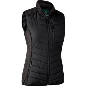Deerhunter Womens Caroline Padded Waistcoat Synthetische bodywarmer (Dames |zwart)