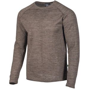 Ivanhoe of Sweden NLS Beech Crewneck Wollen trui (Heren |grijs/bruin)