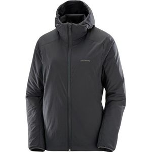 Salomon Womens Mountain Flex Jacket Hoodie Synthetisch jack (Dames |zwart/grijs)