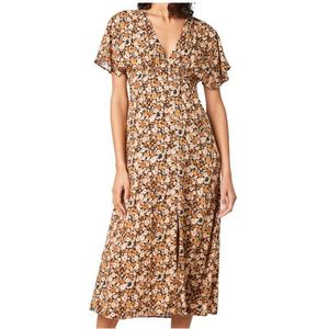 Rip Curl Womens Sea Of Dreams Maxi Dress S/S Jurk (Dames |beige/bruin)